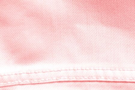 Jeans texture close up white and pink color. Denim backgroundの写真素材