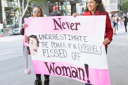 Women's March Los Angeles January 21 2017のeditorial素材