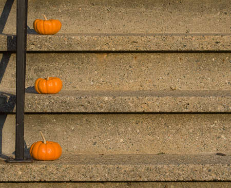 Welcome  doorstep at sunsetの写真素材