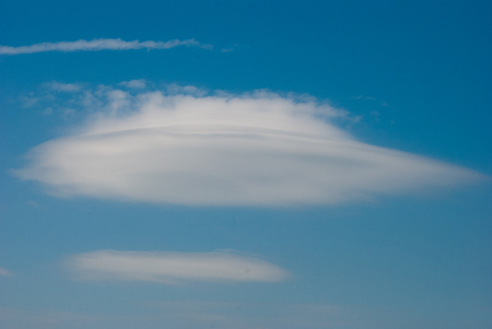 A special shaped cloud, Hong Kong, Chinaの写真素材