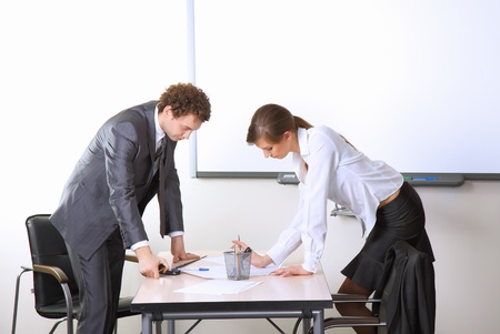 Business team working at officeの写真素材