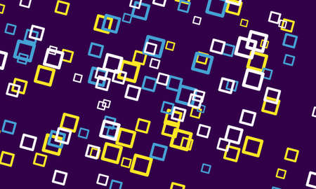 Modern abstract pattern with geometrical squares elements.
