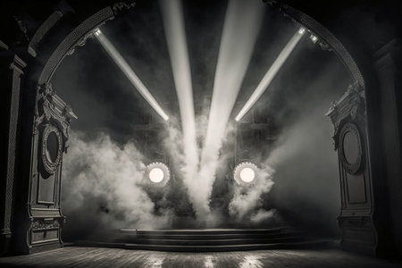 Stage Spotlight with smoke, Stage Podium Scene, Stage Spotlight with smoke, Stage Spotlight with smoke, Stage Spotlight with smoke, Stage Spotlight with smoke, Stage Spotlight with smoke, Stage Spotlight with smokeの素材