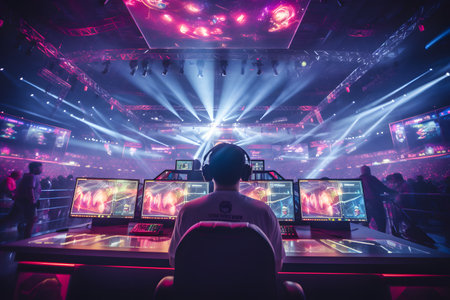 EPICENTER Counter Strike: Global Offensive esports event held in Kiev, Ukraineの素材