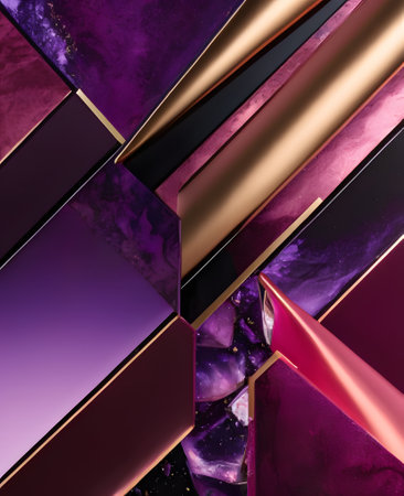 3D illustration of abstract geometric composition,digital art works. Computer generated image.の素材