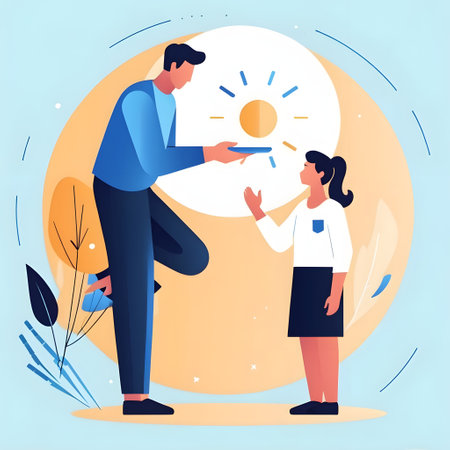 Psychologist and patient. Mental health concept. Vector illustration in flat styleの素材