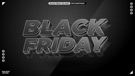 premium black friday label with premium black color for banner promotion needsのイラスト素材