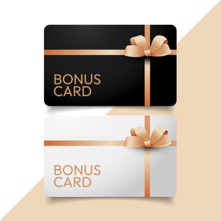 simple elegant bonus card template designのイラスト素材