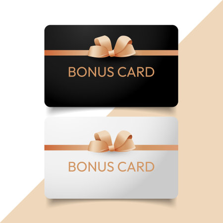 luxury bonus card template design ready to printの写真素材