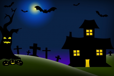 halloween nightの写真素材