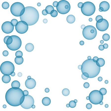 square bubble frameの写真素材