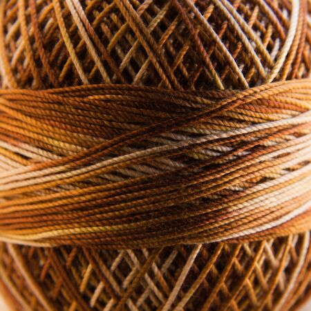 square background of mercerized cotton knitting yarn
