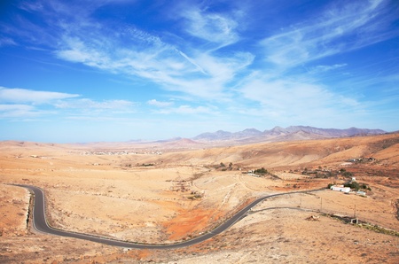 inland Fuerteventura, Canary Islands, Province of Betancuriaの写真素材
