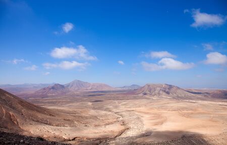 Northern Fuerteventura, view west from Montana Roja (Red mountain)