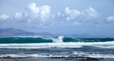 Sea swell between Fuerteventura and Lanzarote