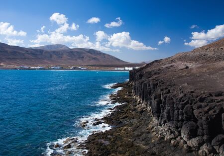 Central Fuerteventura, east coast in the region of Pozonegroの写真素材
