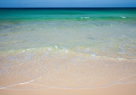 beautiful clean beach, natural backgroundの写真素材