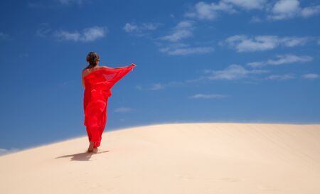wind in the dunes photoshootの写真素材