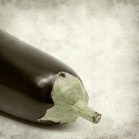 textured old paper background with eggplantの写真素材