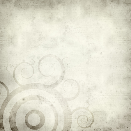textured old paper background with funky designの写真素材
