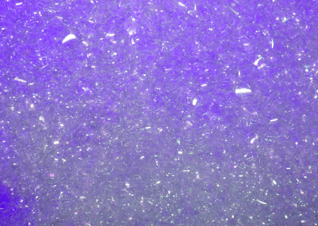 cloud of foam on blue background