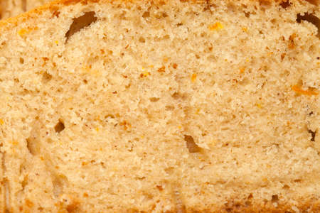 orange and cinamon cake texture closeup
