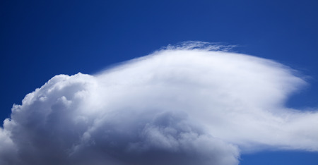 smooth wind blown cloud natural sky backgroundの写真素材