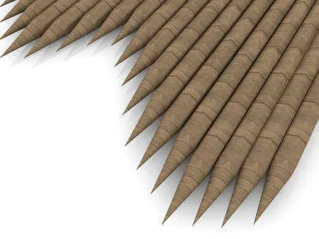 Abstract wooden chopsticks