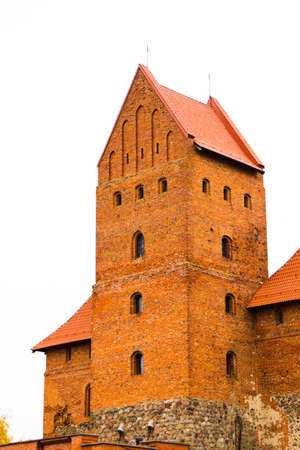 Trakai castle, Famous landmark place, travel.