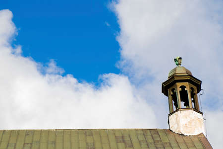 TALLINN, ESTONIA - OCTOBER 20, 2017: Buildings and architecture exterior view in old town of Tallinn, colorful old style houses roofs.のeditorial素材