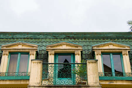 BATUMI, GEORGIA - JULY 07, 2020: Famous building in the city center. Batumi old town.
