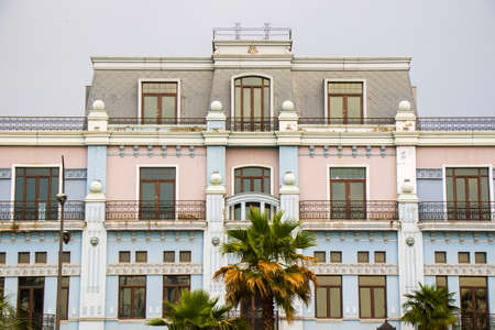 BATUMI, GEORGIA - JULY 07, 2020: Famous building in the city center. Batumi old town.のeditorial素材