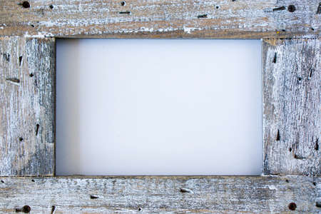 Empty frame on the white backgroundの写真素材