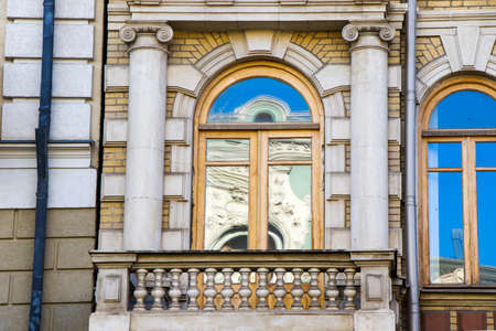 Tbilisi, Georgia - September 09, 2020 - Tbilisi city center, old famous building and architecture.