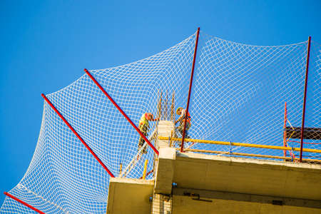 Tbilisi, Georgia - September 18, 2020: Worker in the workplace, builder and technologistのeditorial素材