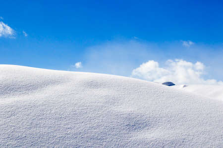 Snow background, snow texture and pattern wallpaper, white color.