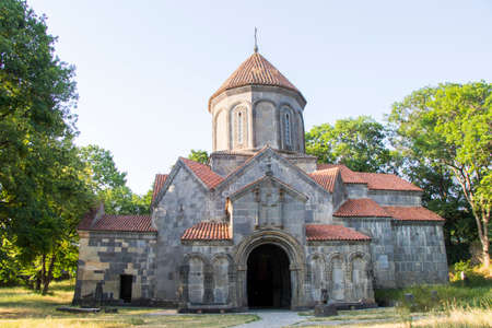 Old Georgian church in Manglisi, Georgia. Old architecture and nature.の写真素材