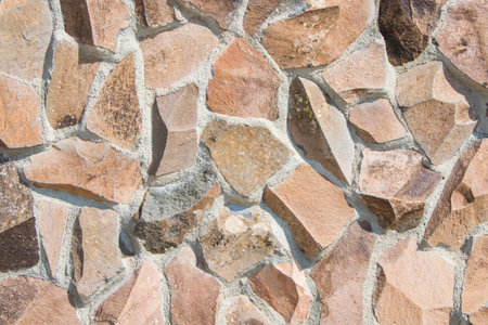 Stone wall background and backdrop, old stones