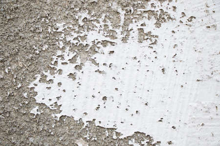 Concrete wall background, gray backdrop and white color paint texture