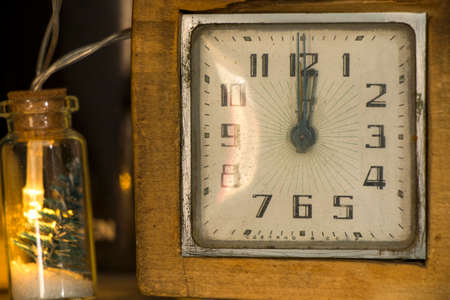 12 o'clock new year time, clock and numbersの写真素材