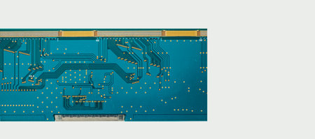 Electronic motherboard and isometric processor and microchip, electronic parts