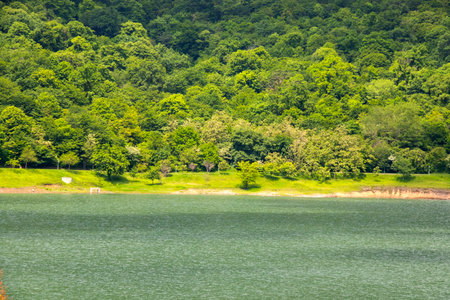 Ilia lake landscape and view in Kakheti, Georgiaの写真素材