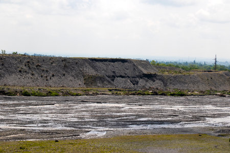 River landscape and view in Kakheti, Georgiaの写真素材