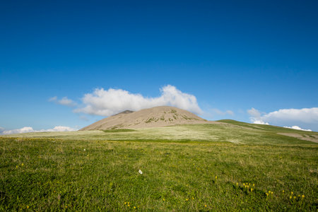 Mountain landscape in Abuli mount, Goergiaの写真素材