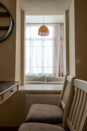 Kitchen design, house and apartment in Tbilisiの写真素材