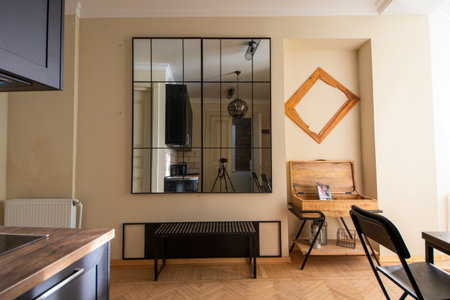 House apartment interior design, indoorの写真素材