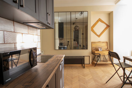House apartment interior design, indoorの写真素材