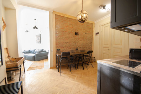 House apartment interior design, indoorの写真素材