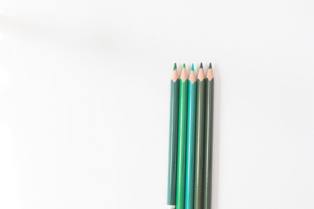 Colorful and multicolored pencils backgroundの写真素材