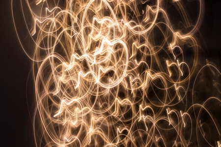 abstract lights background and wallpaperの写真素材
